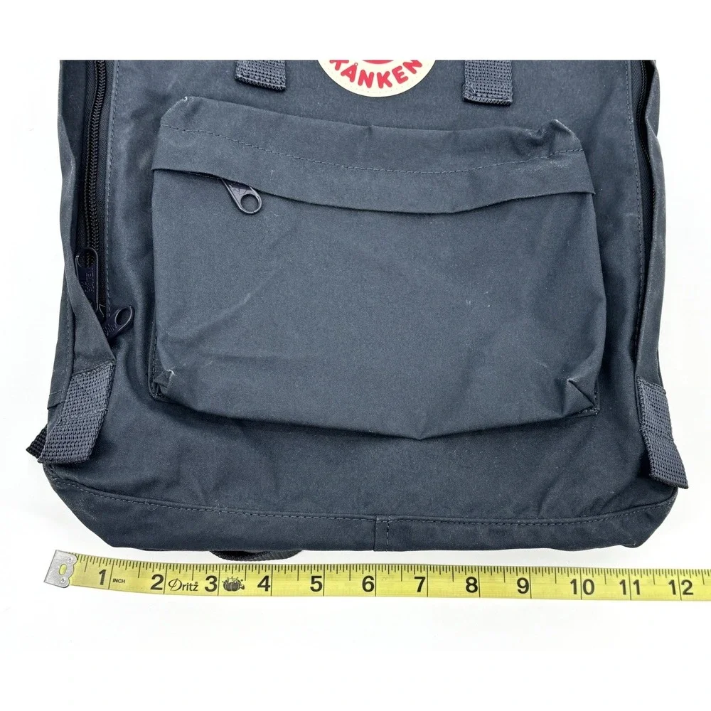 Fjallraven‎ Kanken Classic Backpack 23510 Navy Gray Vinyl Travel Bag